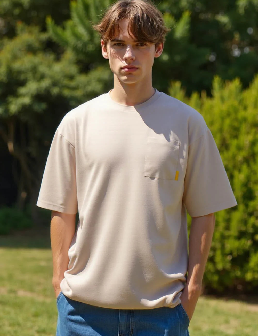 Tencel Oversized Pocket T-Shirt — The Shirt Bar
