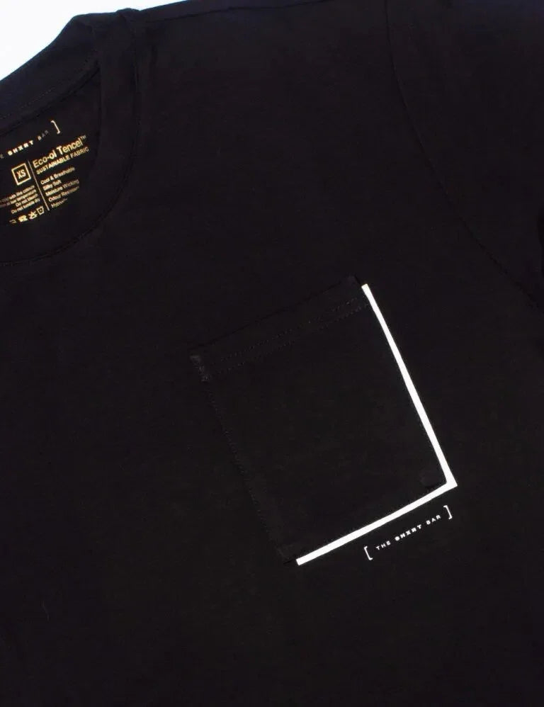 Tencel Border Pocket Oversized T-shirt — The Shirt Bar