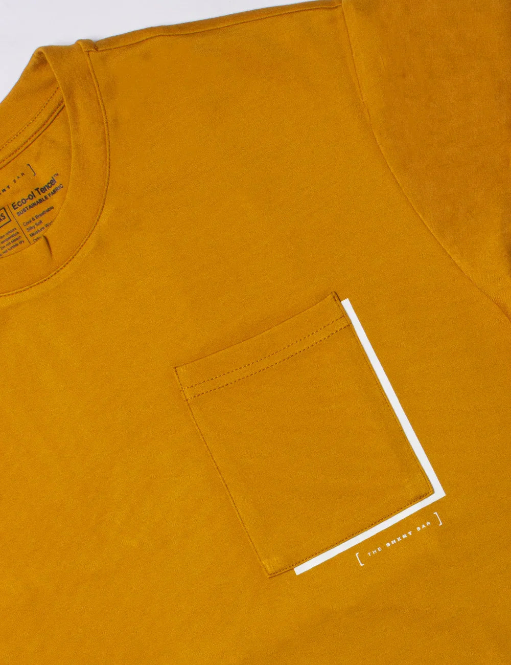 Tencel Border Pocket Oversized T-shirt