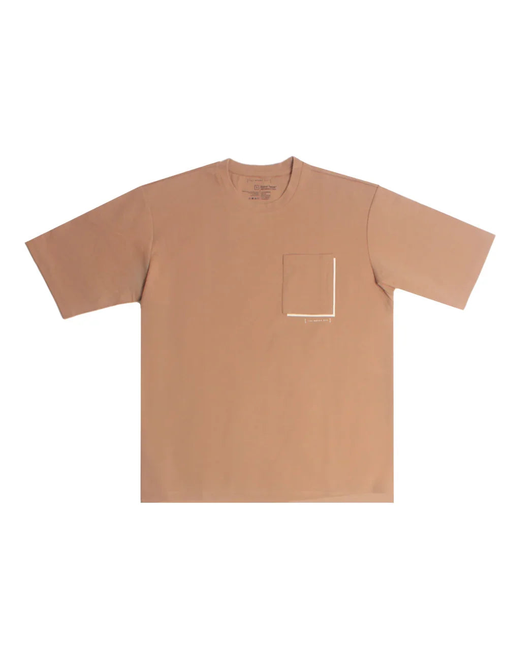 Tencel Border Pocket Oversized T-shirt