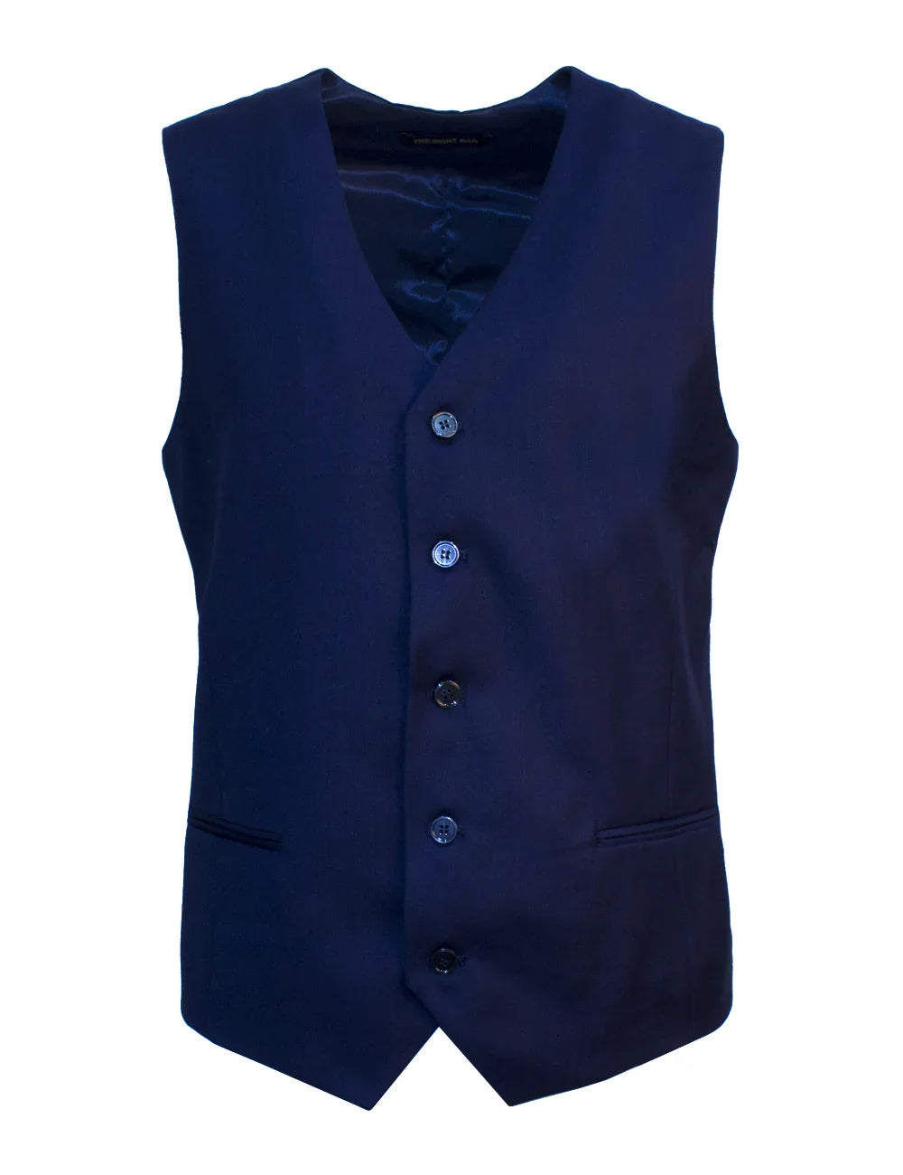 Slim Fit Single Breasted Vest — The Shirt Bar