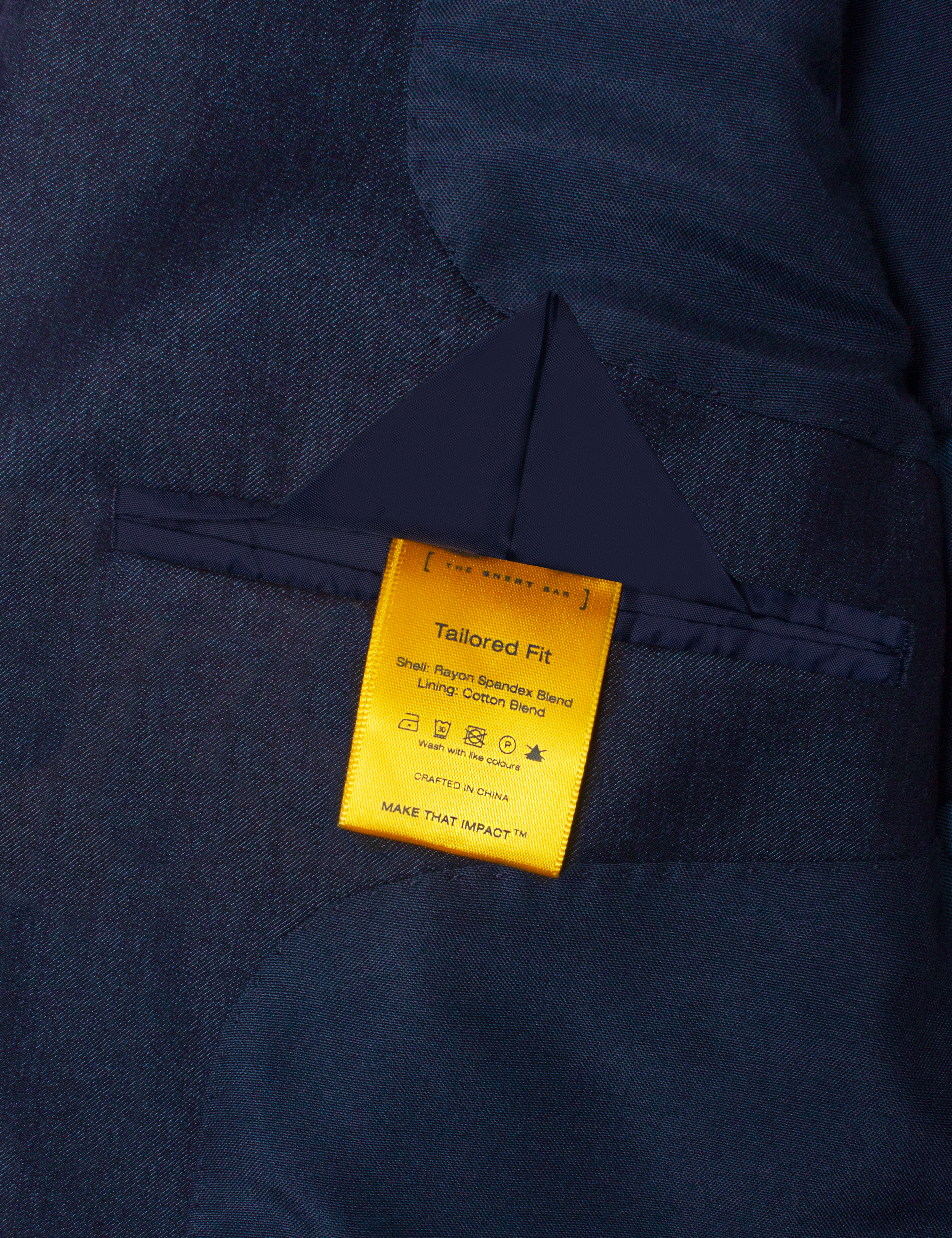 Denim Blue Single Breasted Blazer