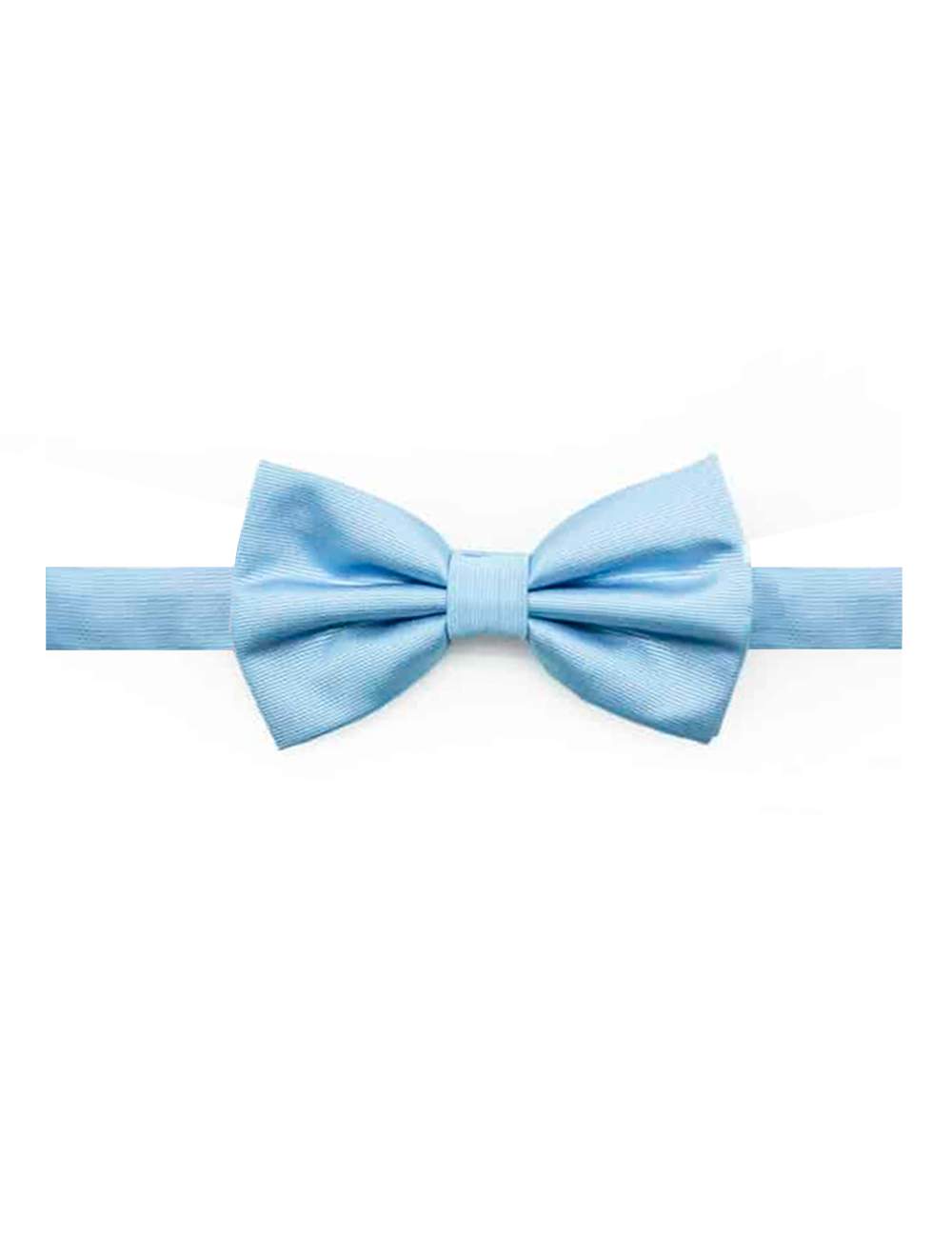 Solid Blue Bell Woven Bowtie — The Shirt Bar