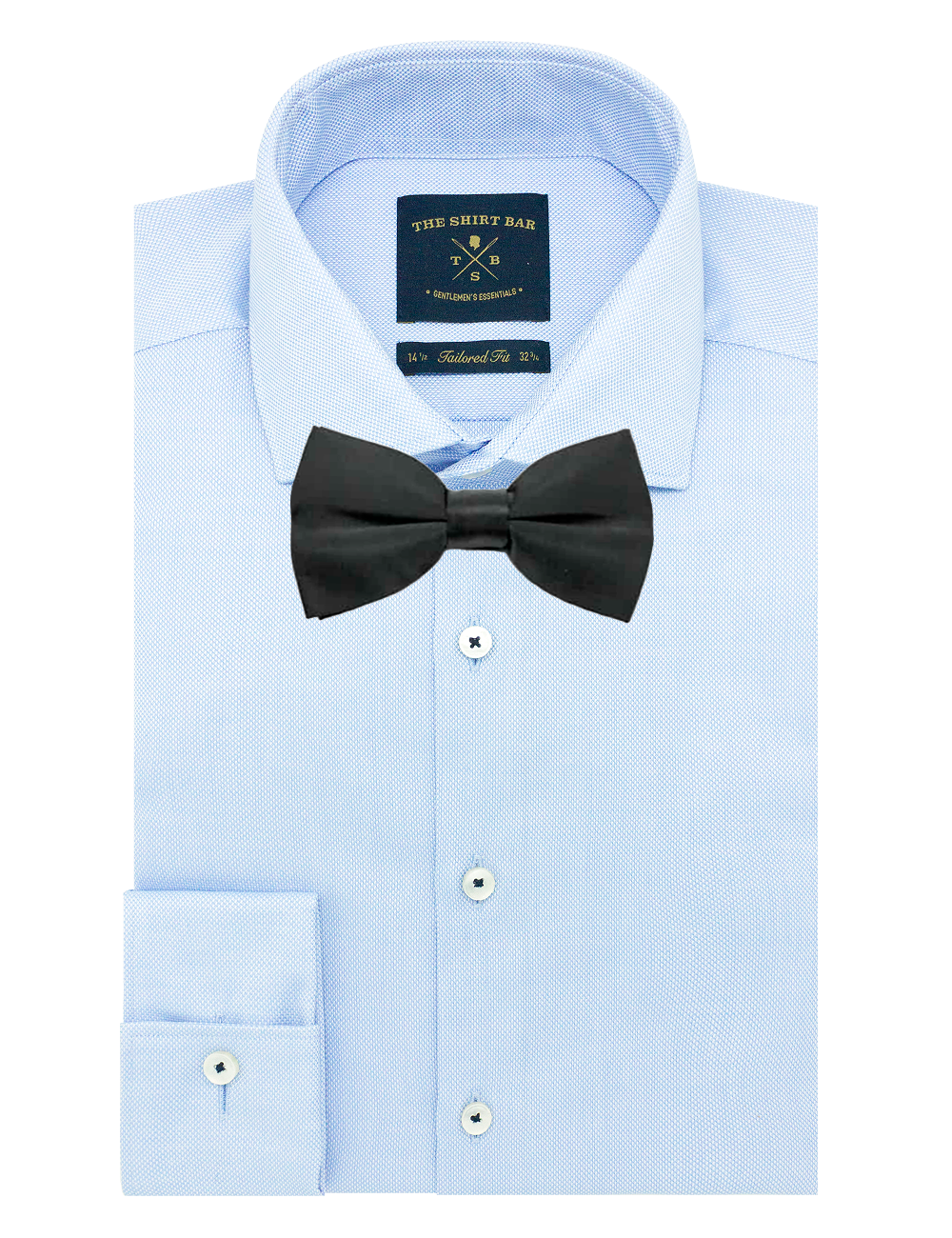 Solid Jet Black Woven Bowtie — The Shirt Bar