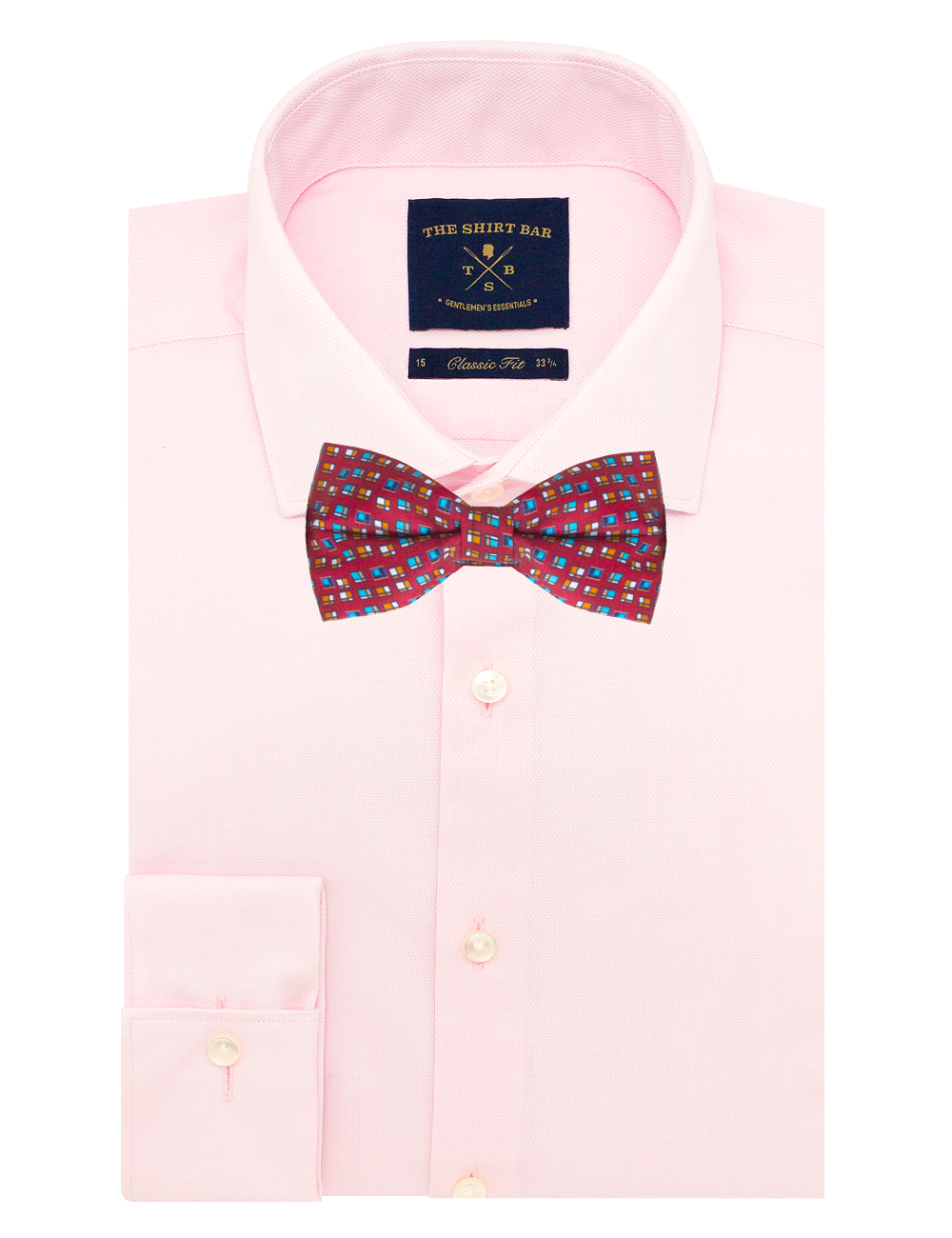 Red Hometown SG Inspired Print Woven Bowtie — The Shirt Bar