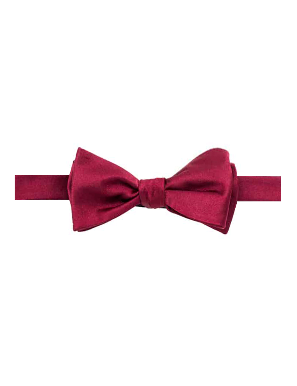 Solid Wine Woven Self-Tie Bowtie — The Shirt Bar