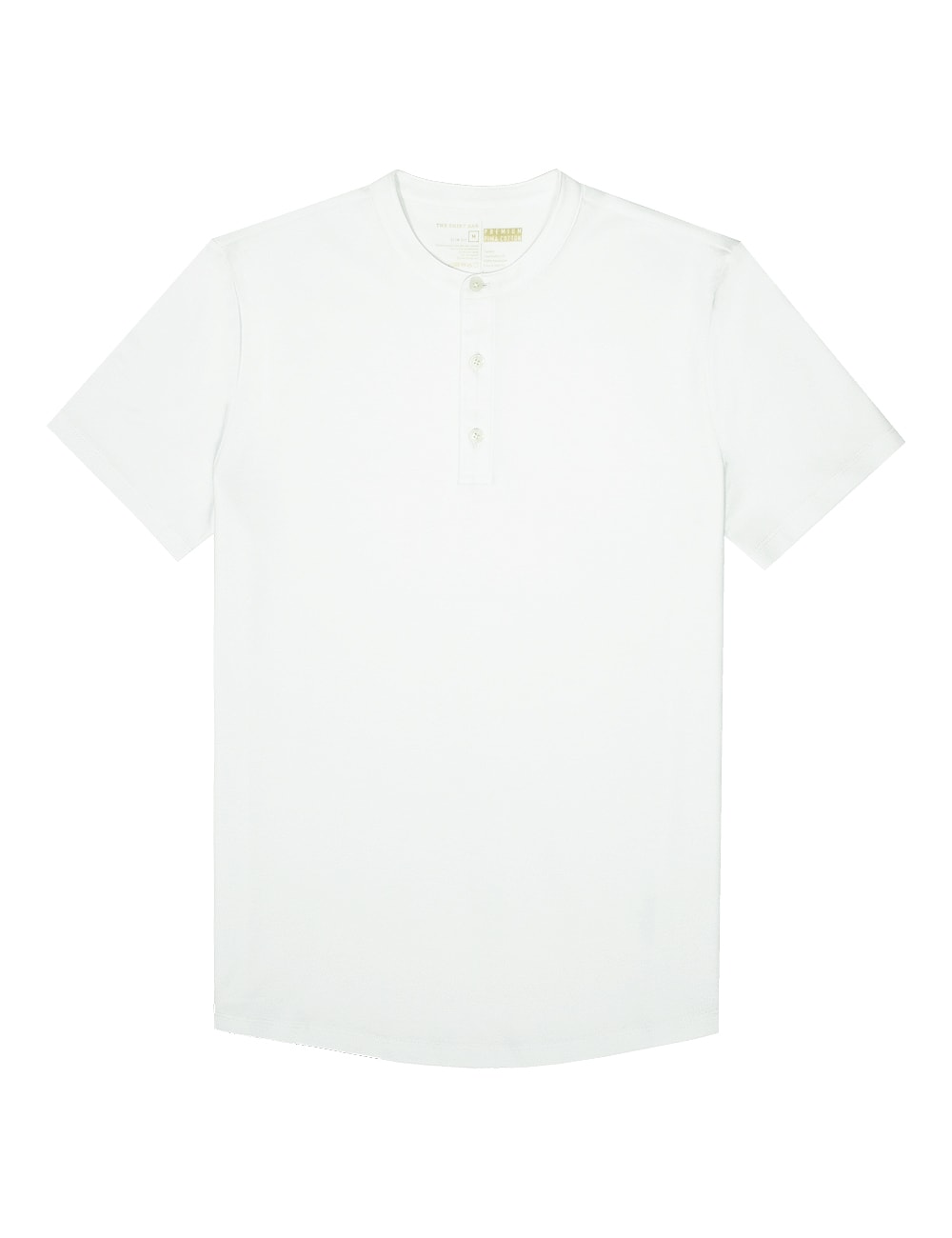 Pima Cotton Short Sleeve Henley T-shirt