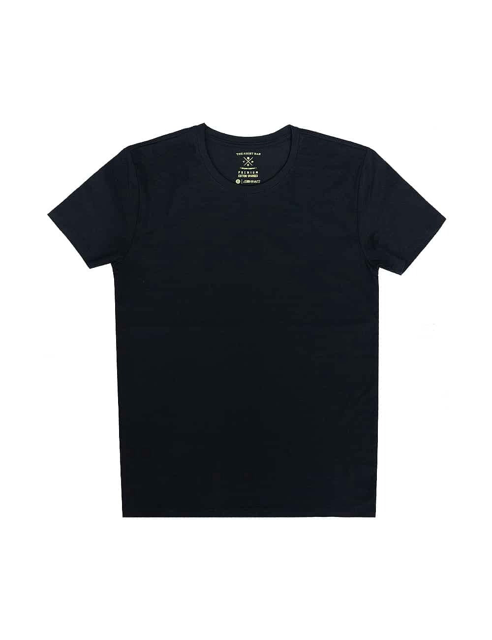 Premium Cotton Stretch Crew Neck Slim Fit T-Shirt