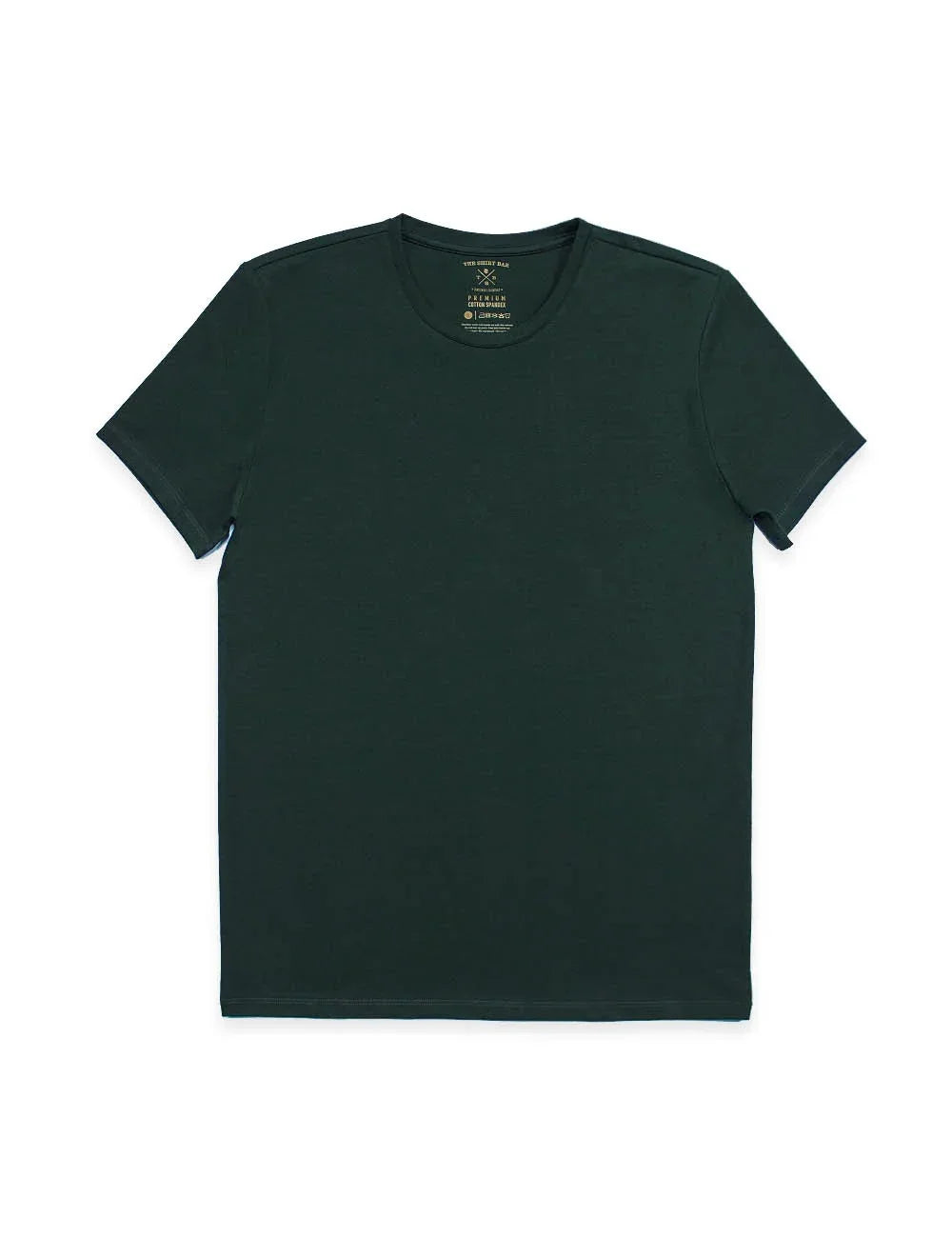 Premium Cotton Stretch Crew Neck Slim Fit T-Shirt — The Shirt Bar