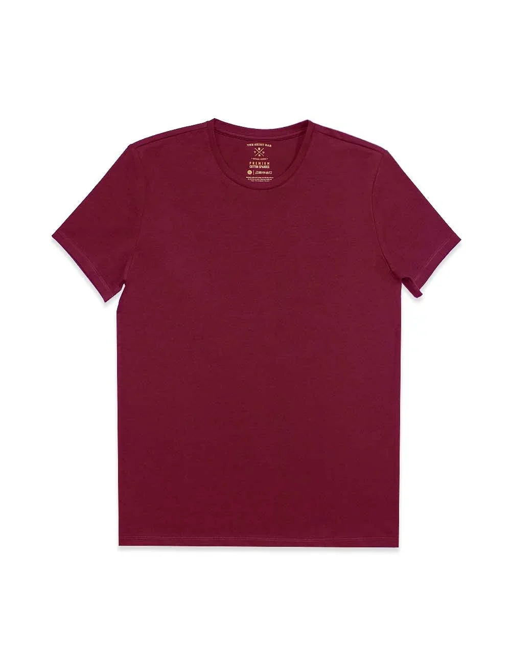 Premium Cotton Stretch Crew Neck Slim Fit T-Shirt — The Shirt Bar