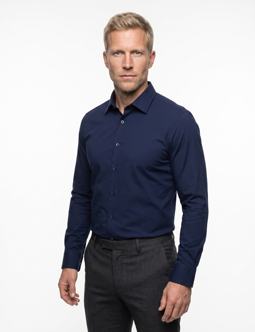 Everyday Comfort: Multi-Way Stretch 2-Ply Single Cuff
