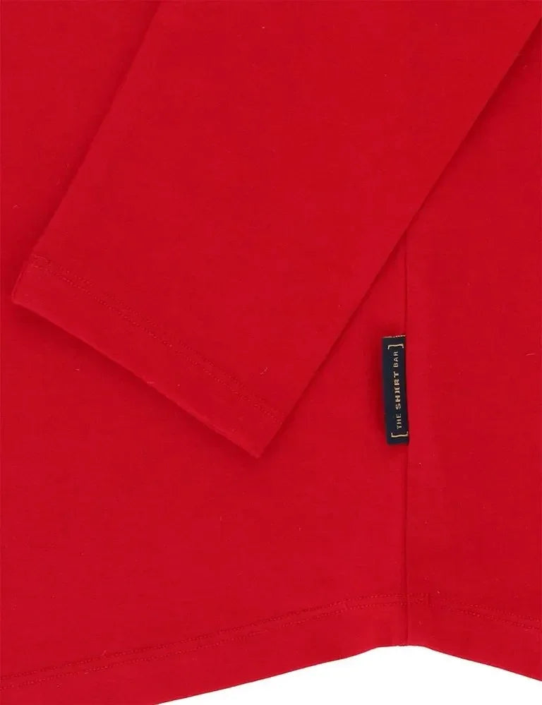 Premium Cotton Stretch Long Sleeve Henley T-Shirt — The Shirt Bar
