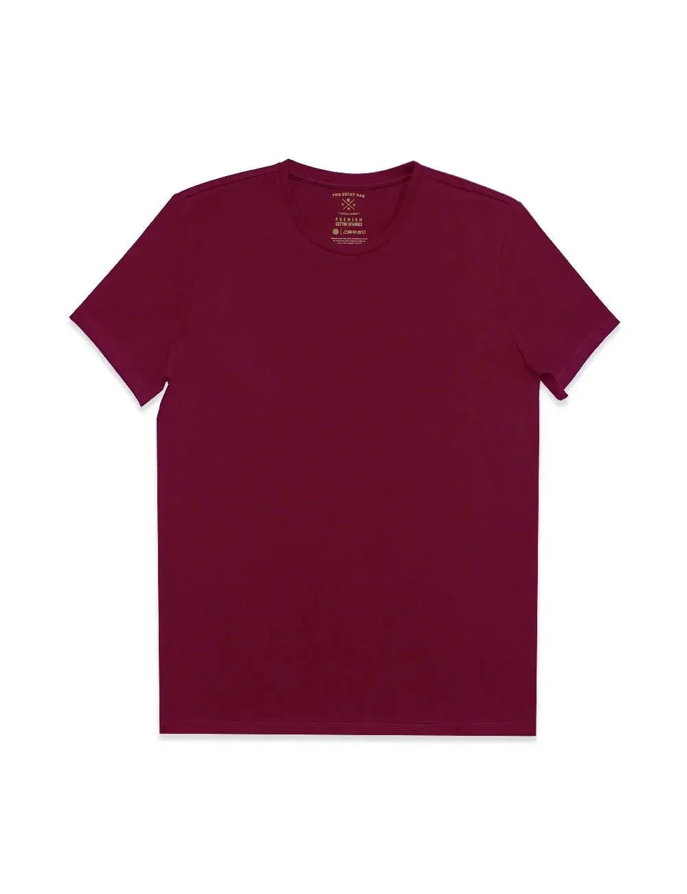 Premium Cotton Stretch Crew Neck Slim Fit T-Shirt — The Shirt Bar
