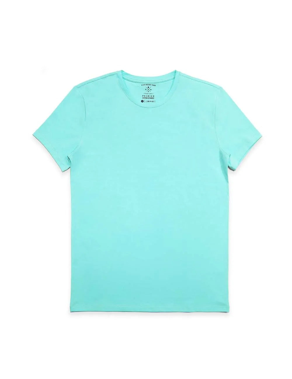 Premium Cotton Stretch Crew Neck Slim Fit T-Shirt