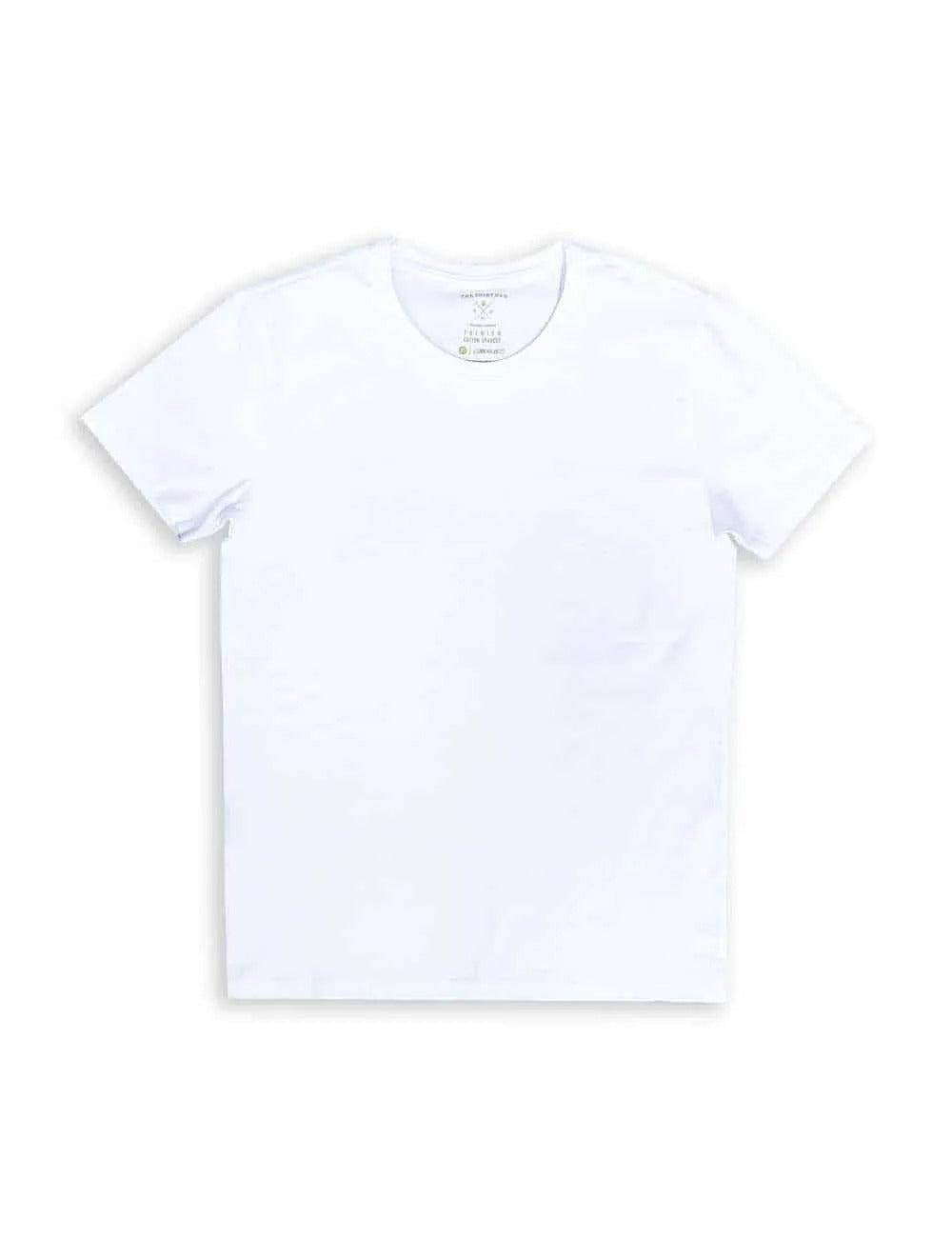 Premium Cotton Stretch Crew Neck Slim Fit T-Shirt