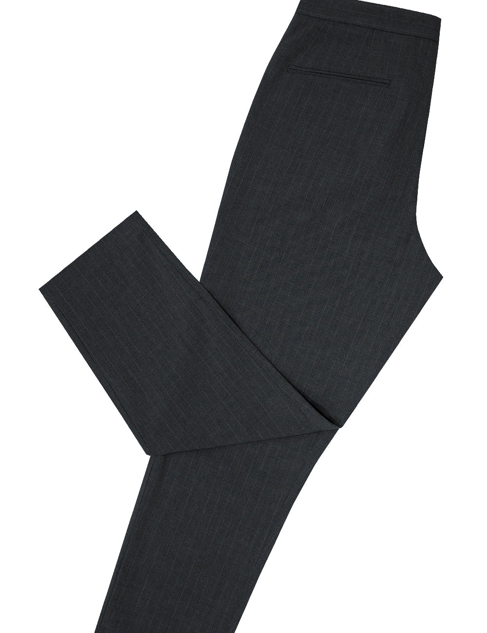 Tailored Fit Pin Stripe Cropped Pants