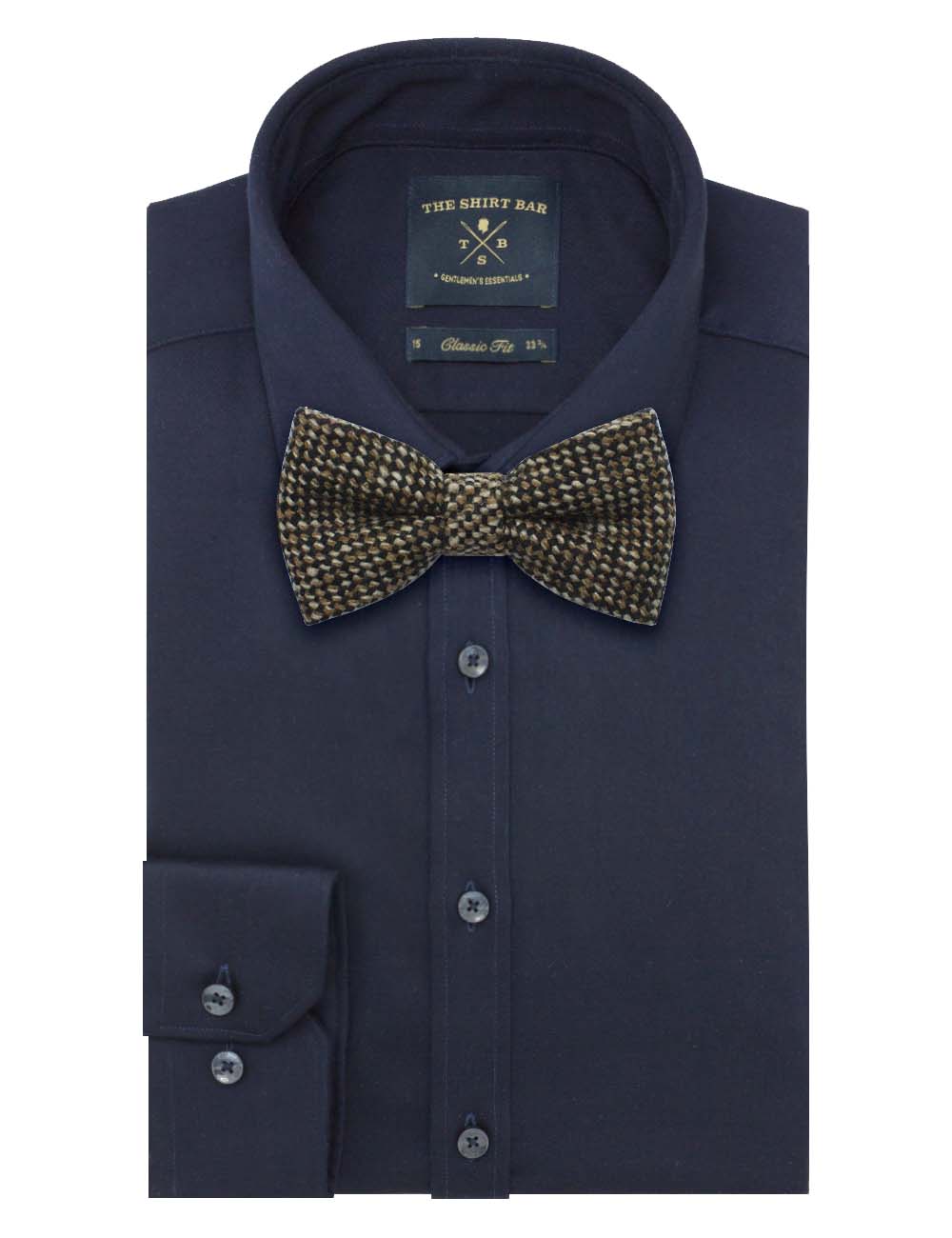 Black and Brown Weave Bowtie