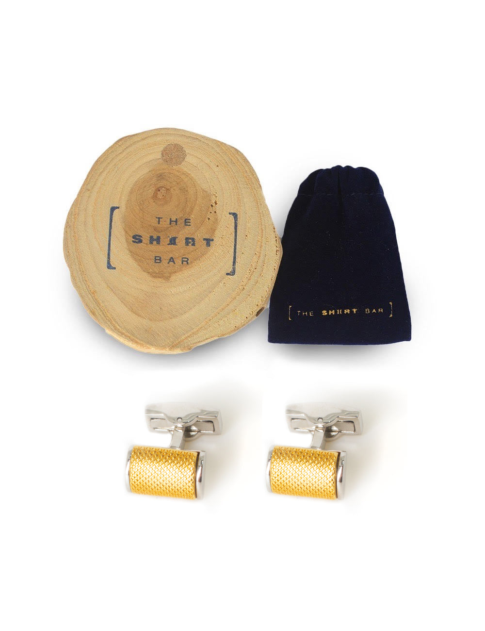 Classic Gold Micro Checks Cufflink