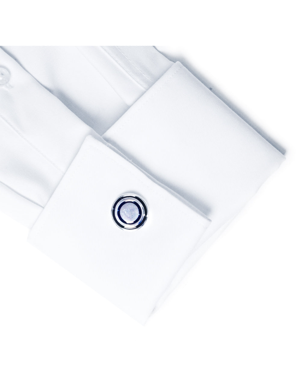 Black Enamel Circles Cufflink