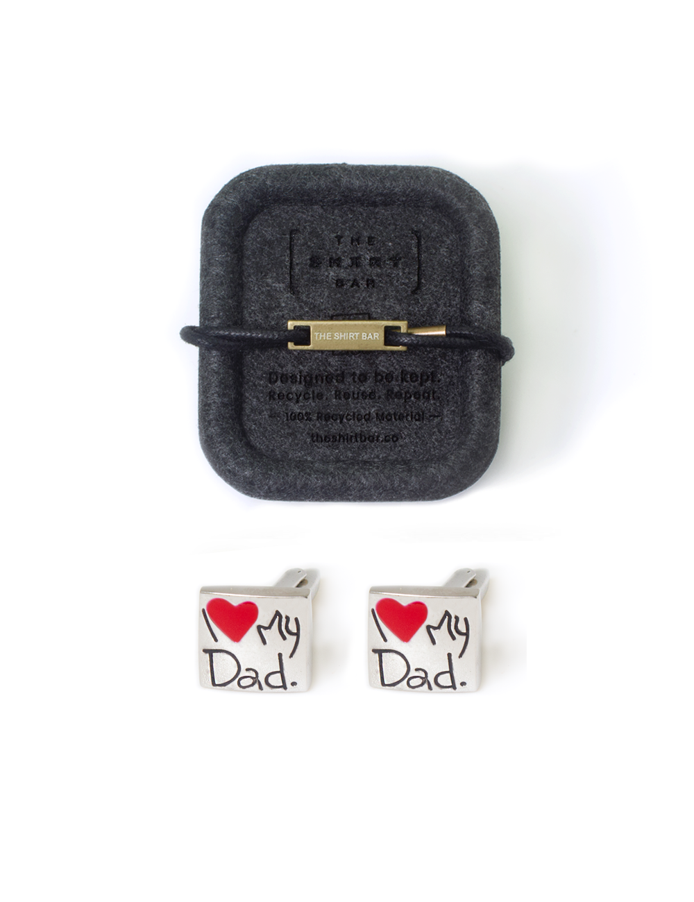 I Love My Dad Cufflink