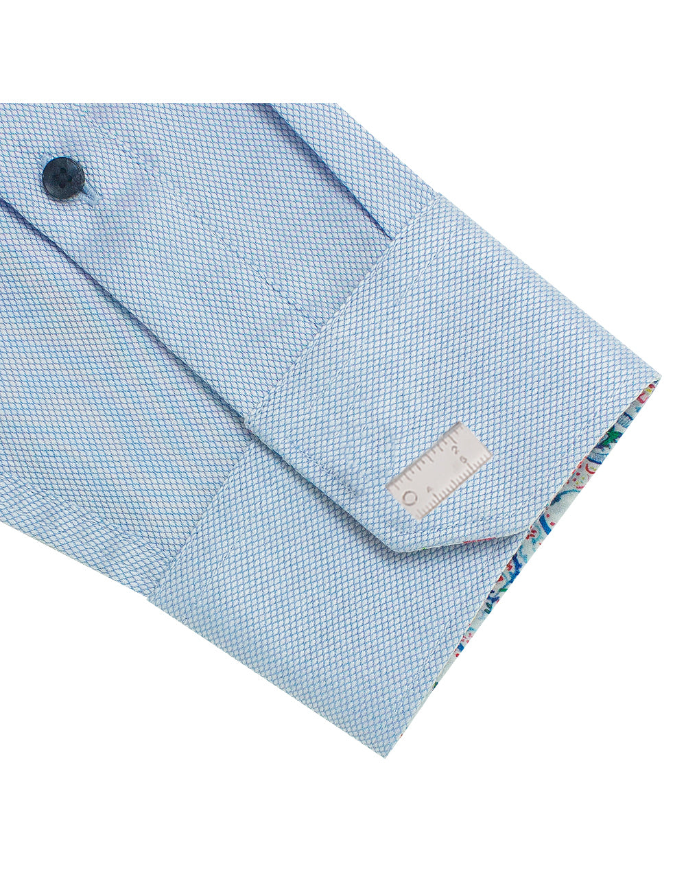 Silver Foldable Ruler Cufflink