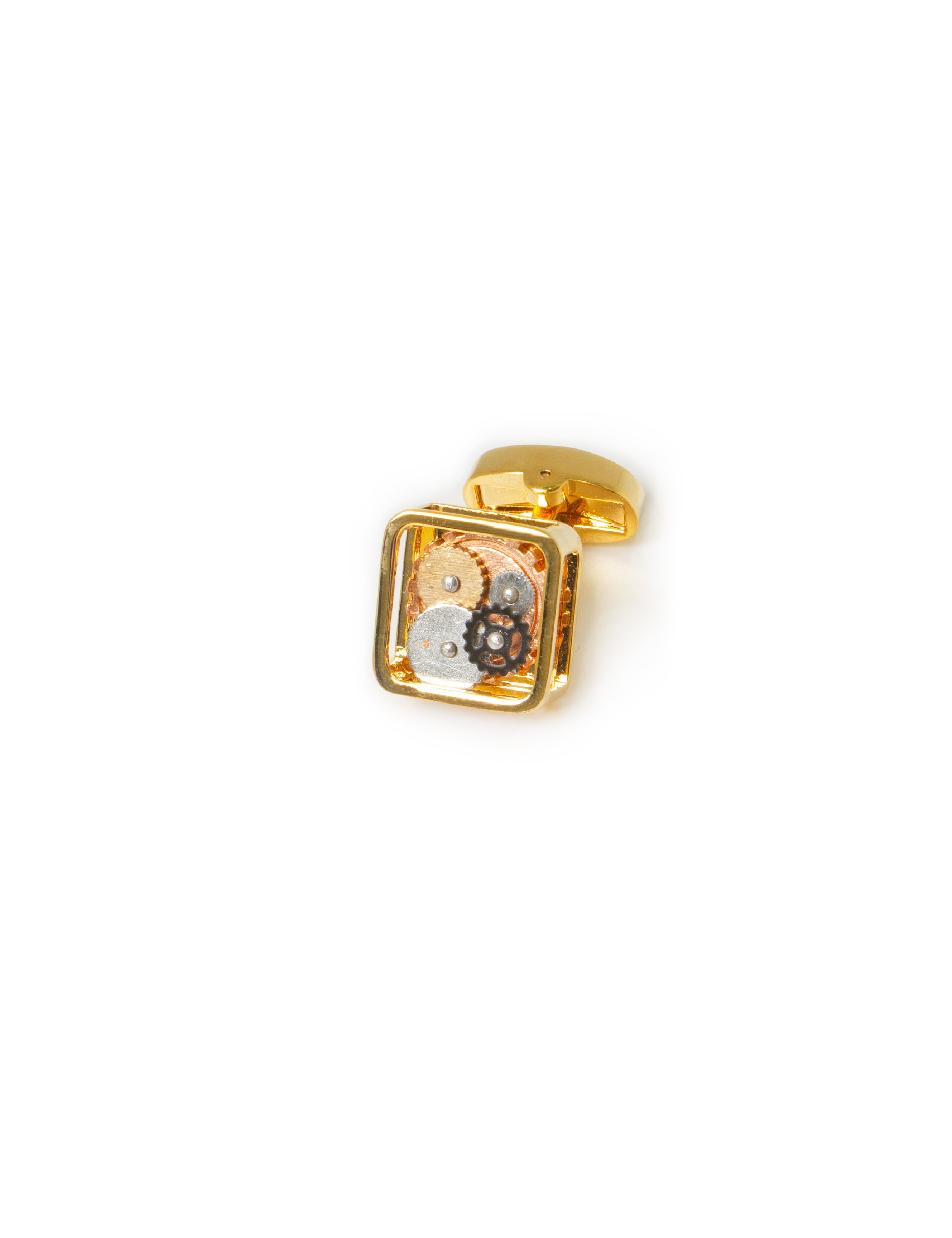 Gold Time Machine Cufflink