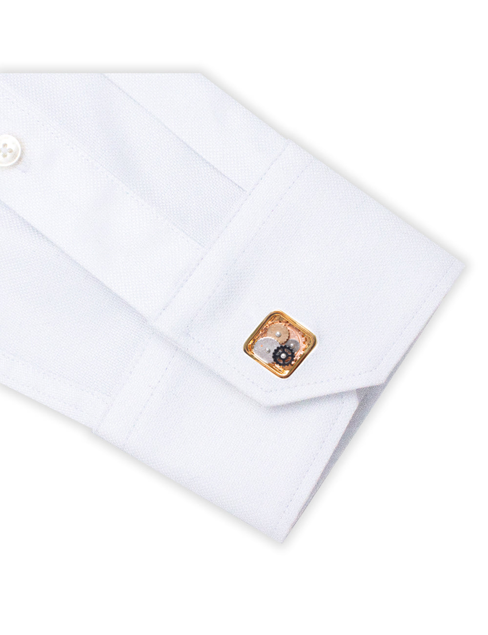 Gold Time Machine Cufflink