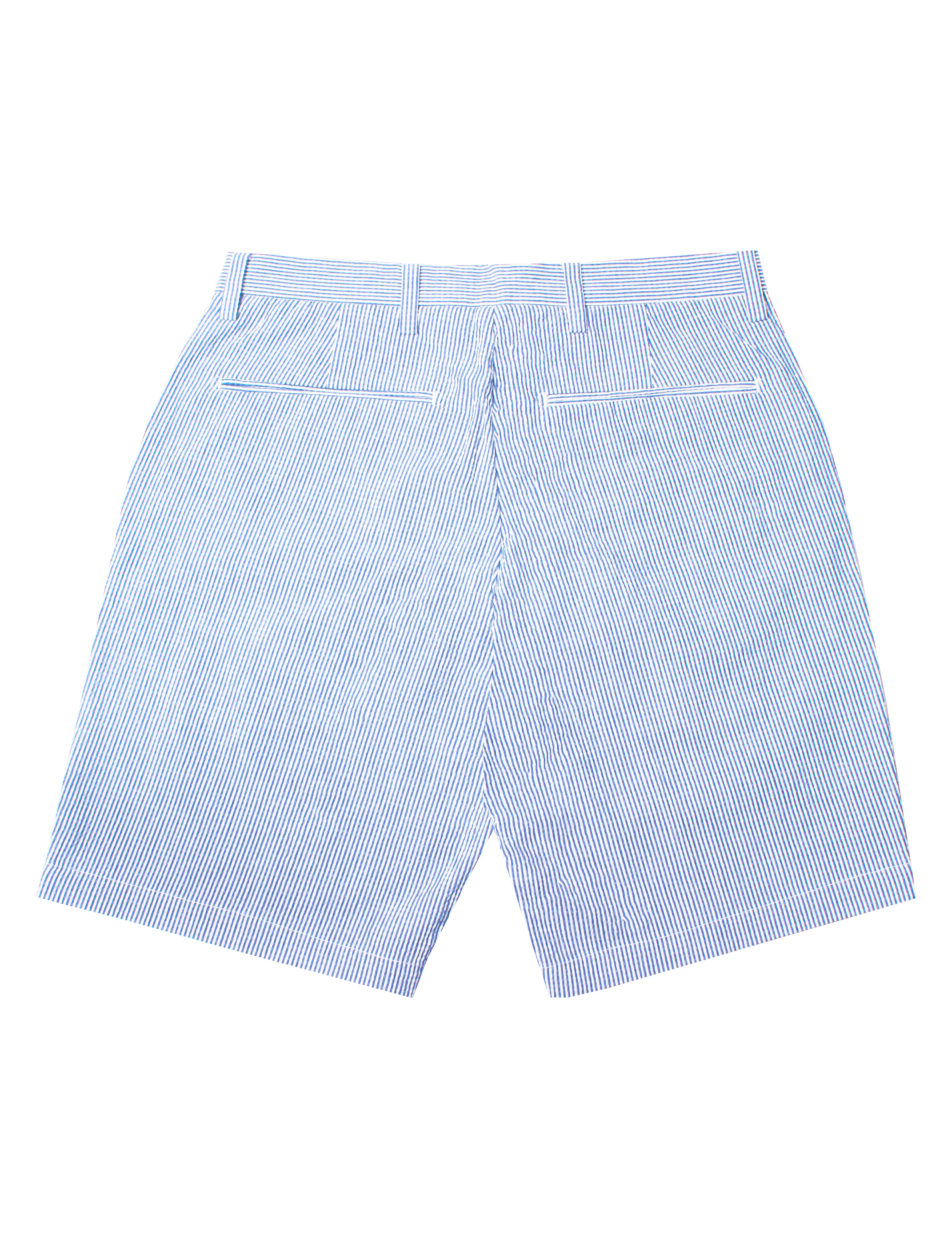 Stripes Seersucker Shorts