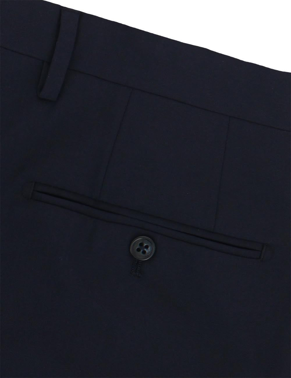 Navy Blue Jetsetter Flexi Waist Classic Fit Dress Pants