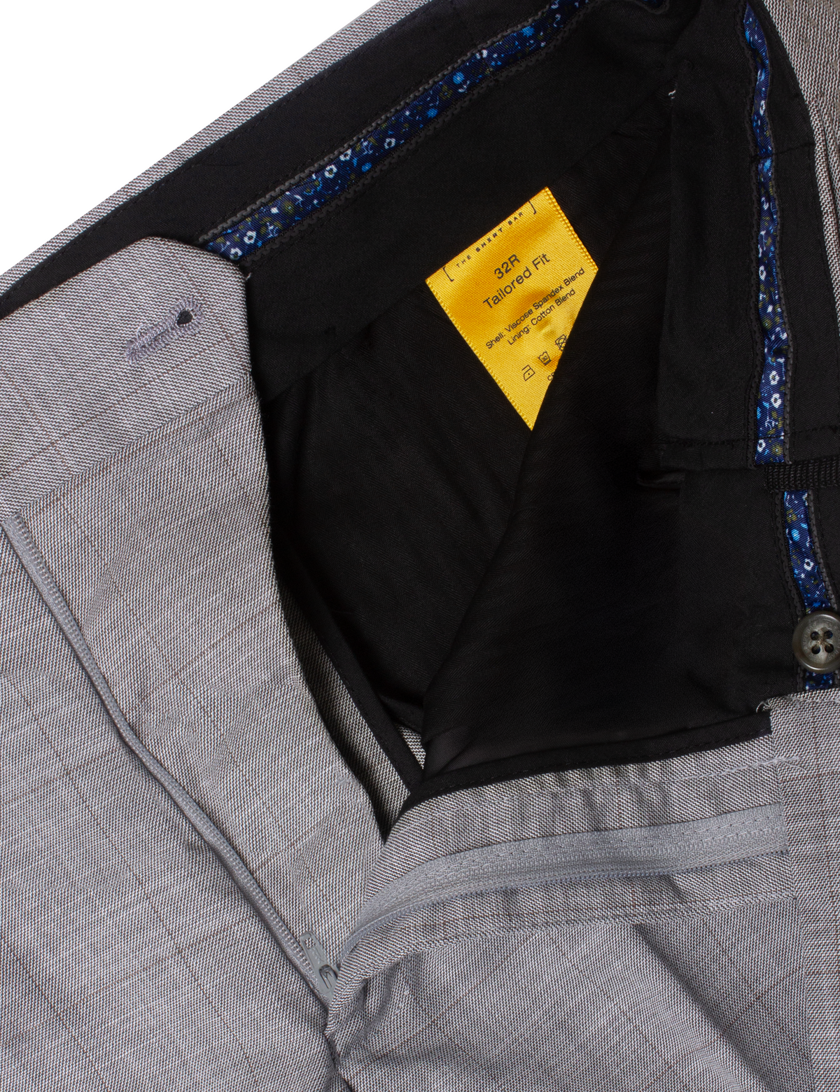 Checks Jetsetter Flexi Waist Tailored Fit Dress Pants