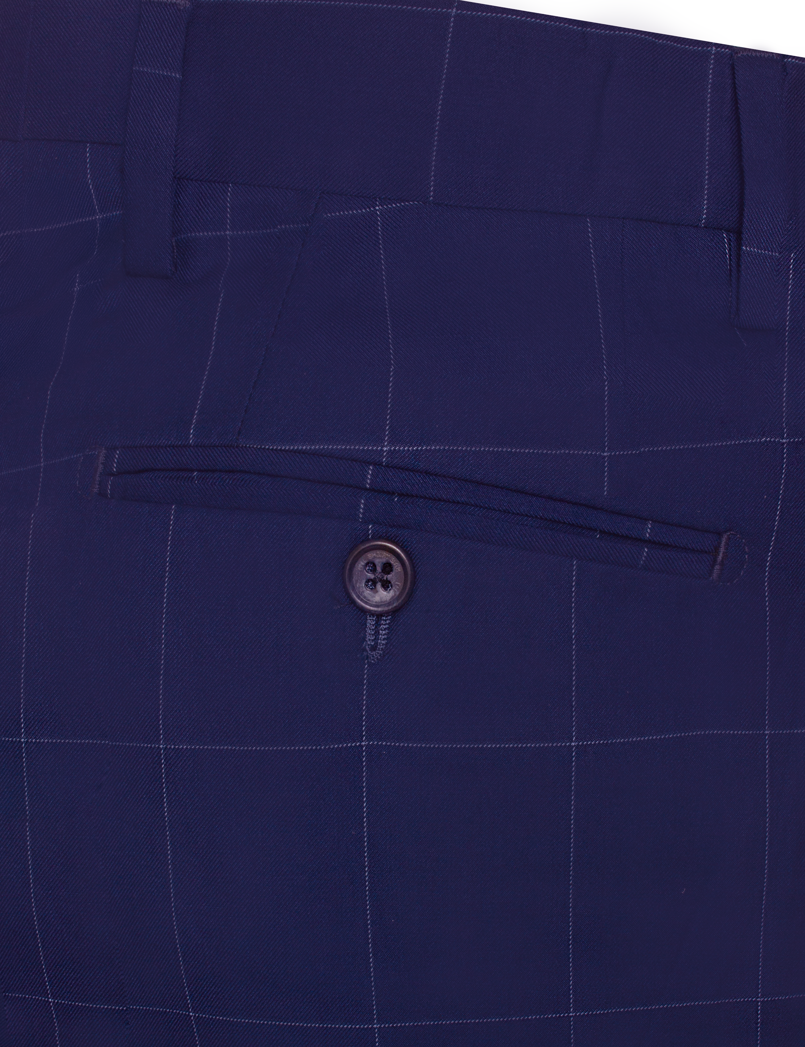 Checks Jetsetter Flexi Waist Tailored Fit Dress Pants
