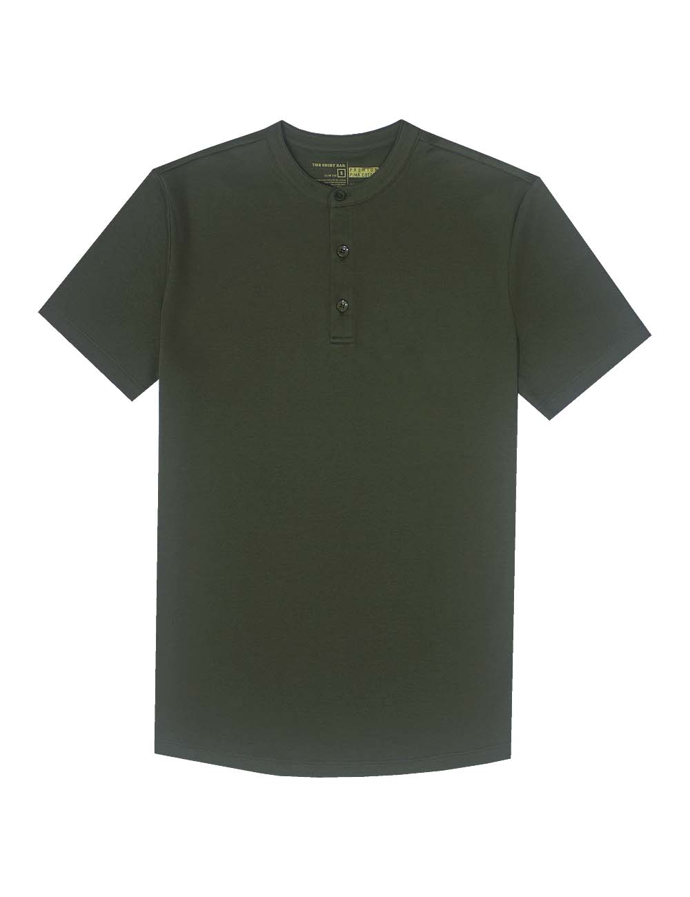 Pima Cotton Short Sleeve Henley T-shirt