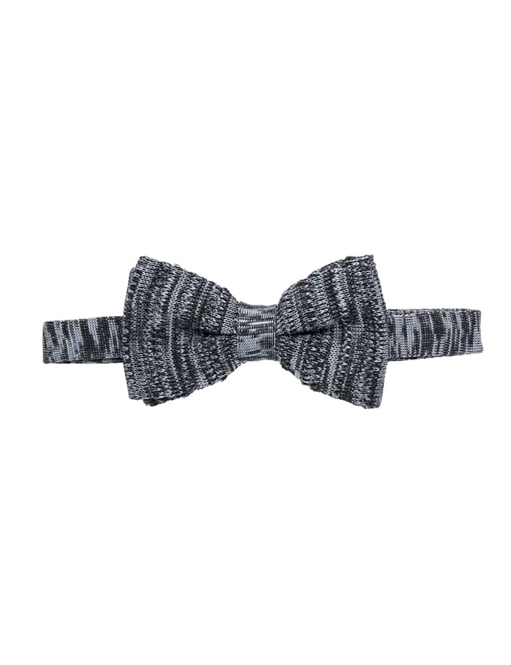 Grey Pattern Knitted Bowtie — The Shirt Bar