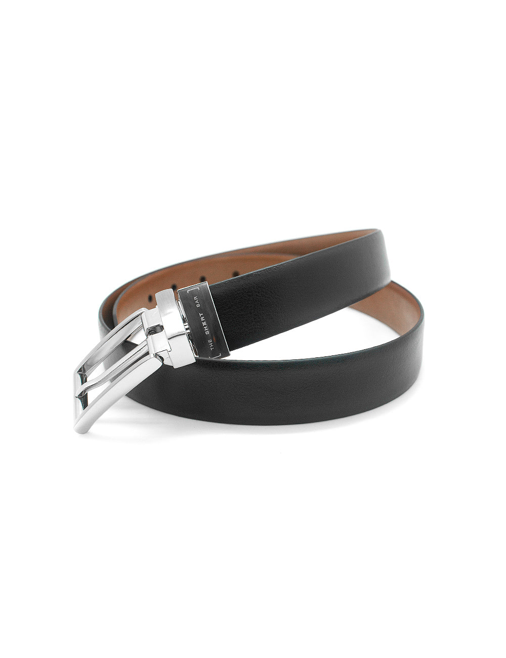 Black / Tan Reversible Leather Belt