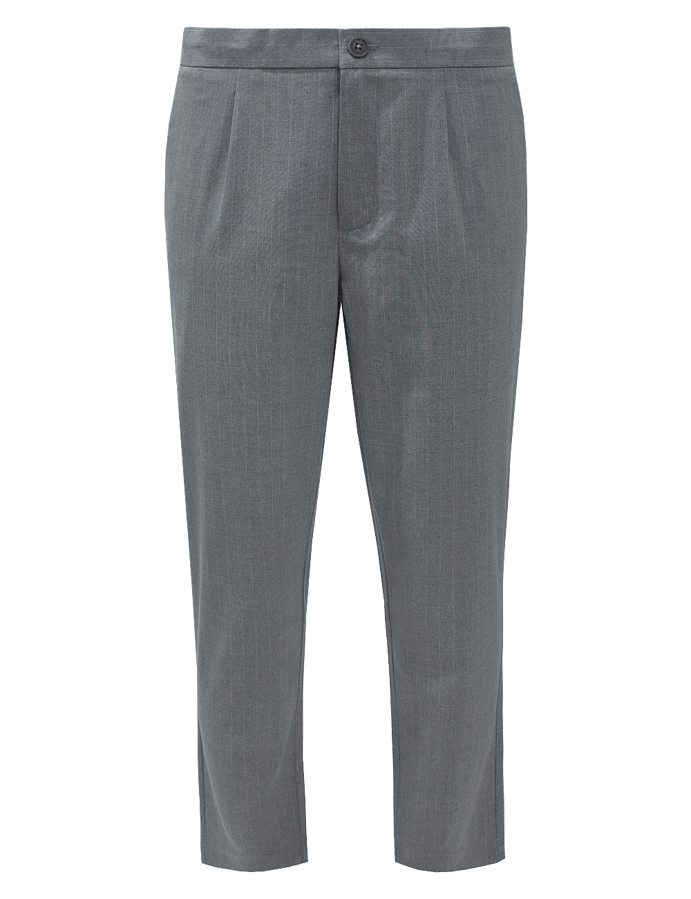 Tailored Fit Pin Stripe Cropped Pants