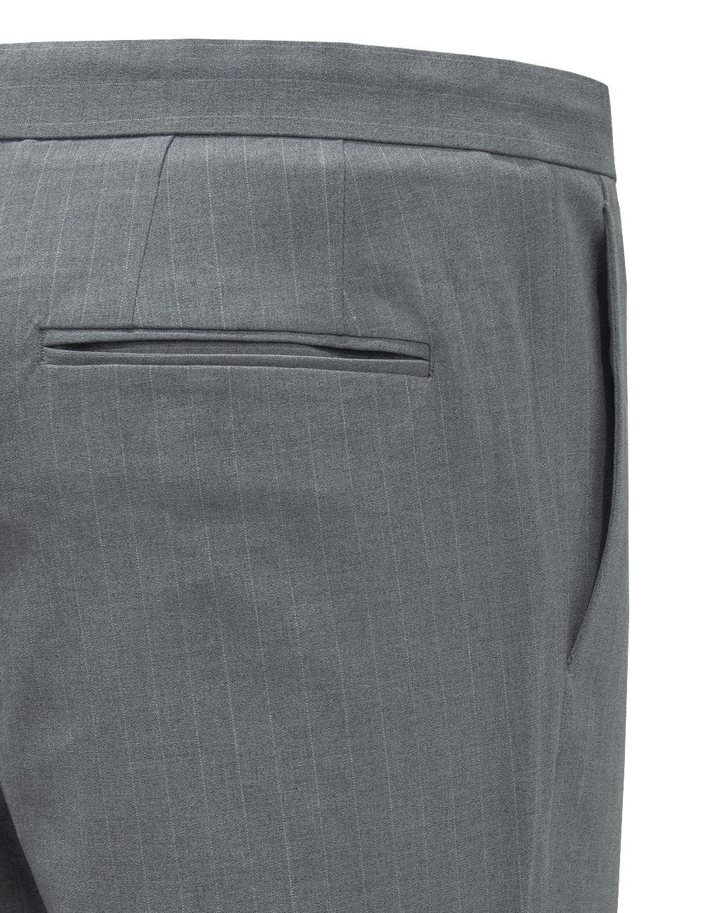 Tailored Fit Pin Stripe Cropped Pants