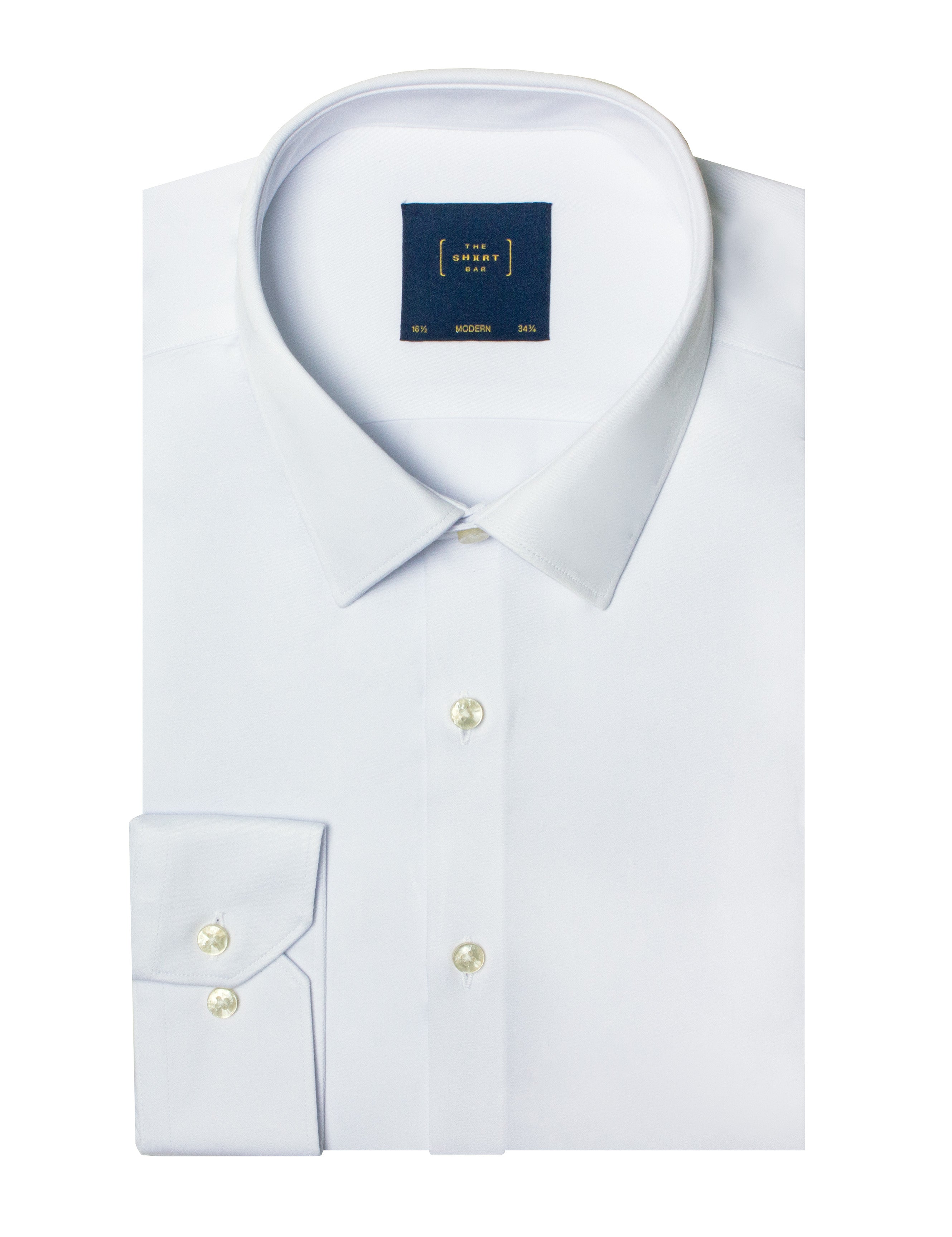 Twill Eco-ol Bamboo Stretch Modern Fit Long Sleeve Shirt