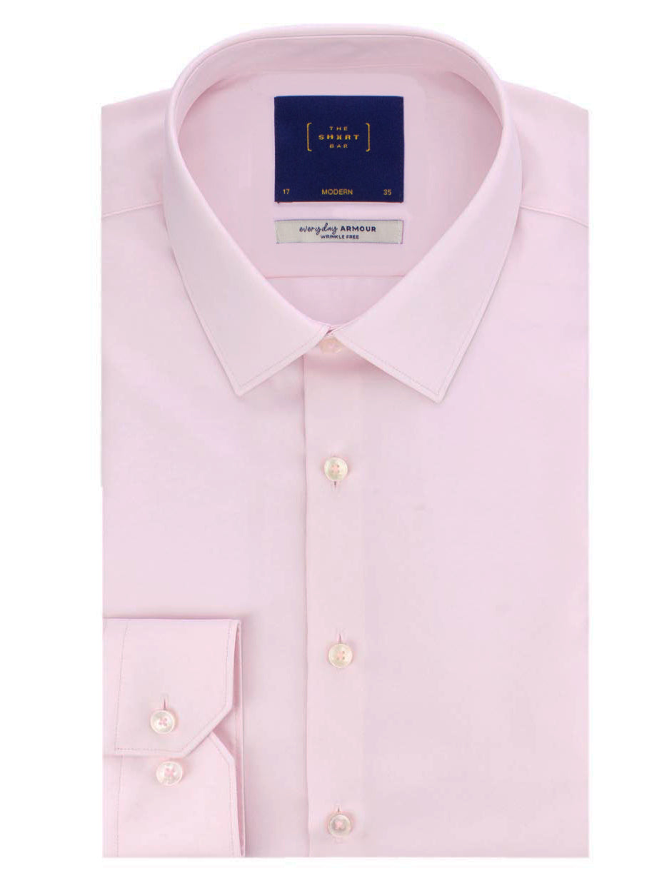 Everyday Armour Collection: Twill Double-Ply Wrinkle-free Modern Fit Long Sleeve Shirt