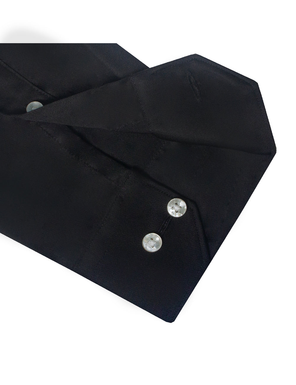 Solid Black Eco-ol Bamboo Modern Fit Shirt