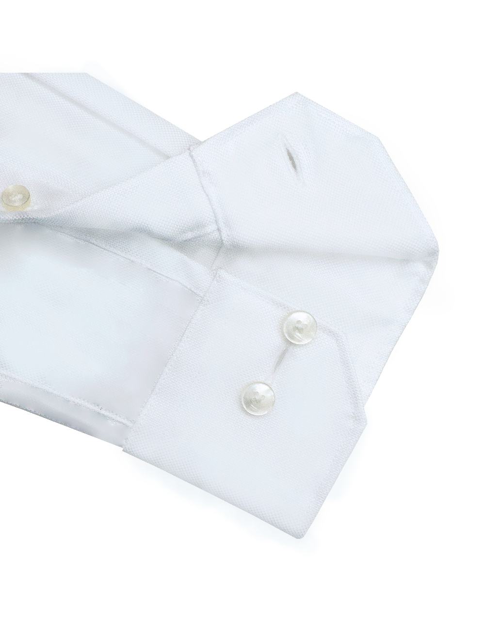 Solid White Eco-ol Bamboo Modern Fit Shirt — The Shirt Bar