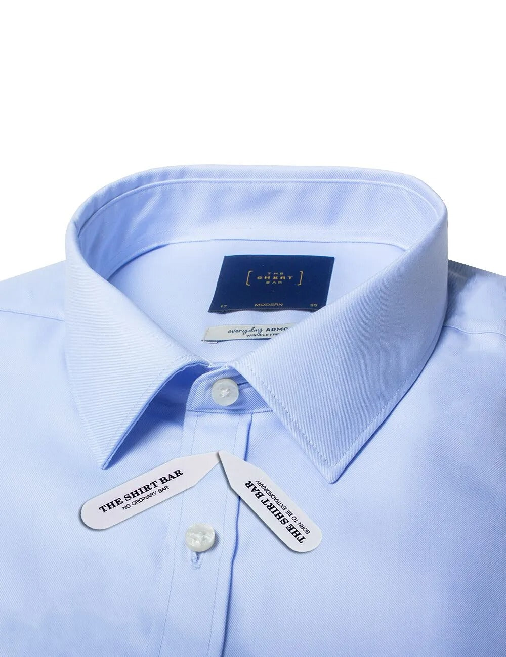 Everyday Armor Collection: Double-Ply Wrinkle-Free Modern/Classic Fit Double Cuff Long Sleeve Shirt