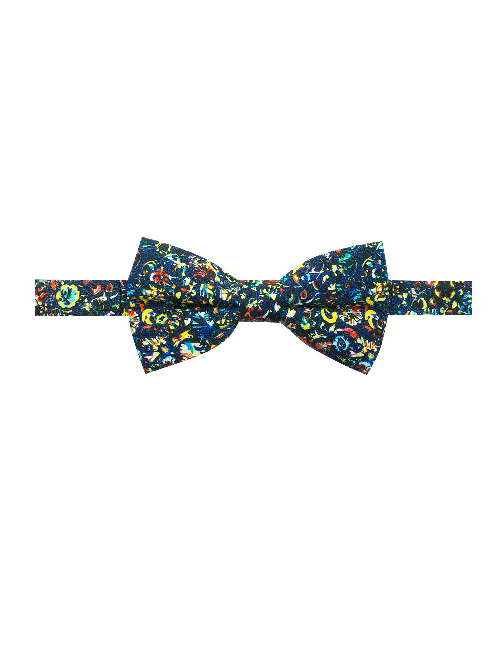 Multi Coloured Floral Print Bowtie