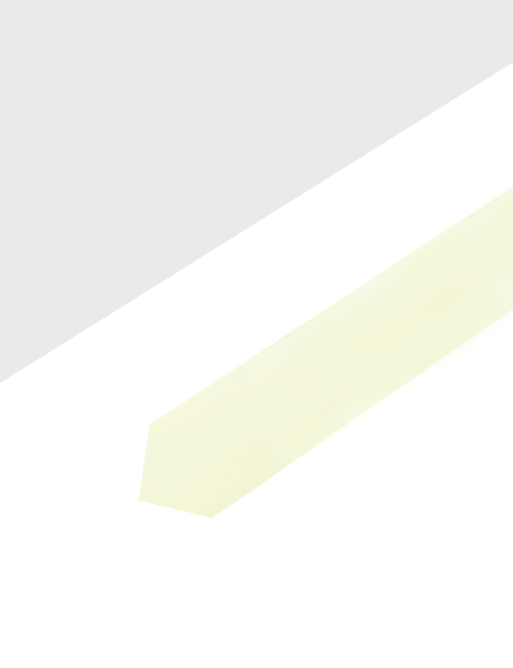 Solid Cloud Cream Spill Resist Woven Necktie