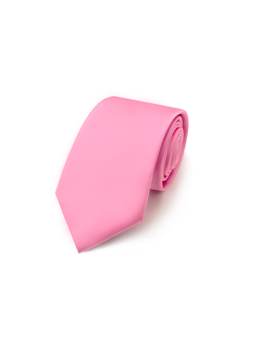 Solid Prism Pink Spill Resist Woven Necktie