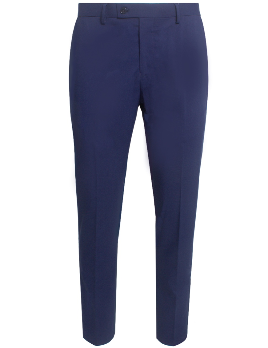 Navy Coolmax Stretch Tailored Fit Pants
