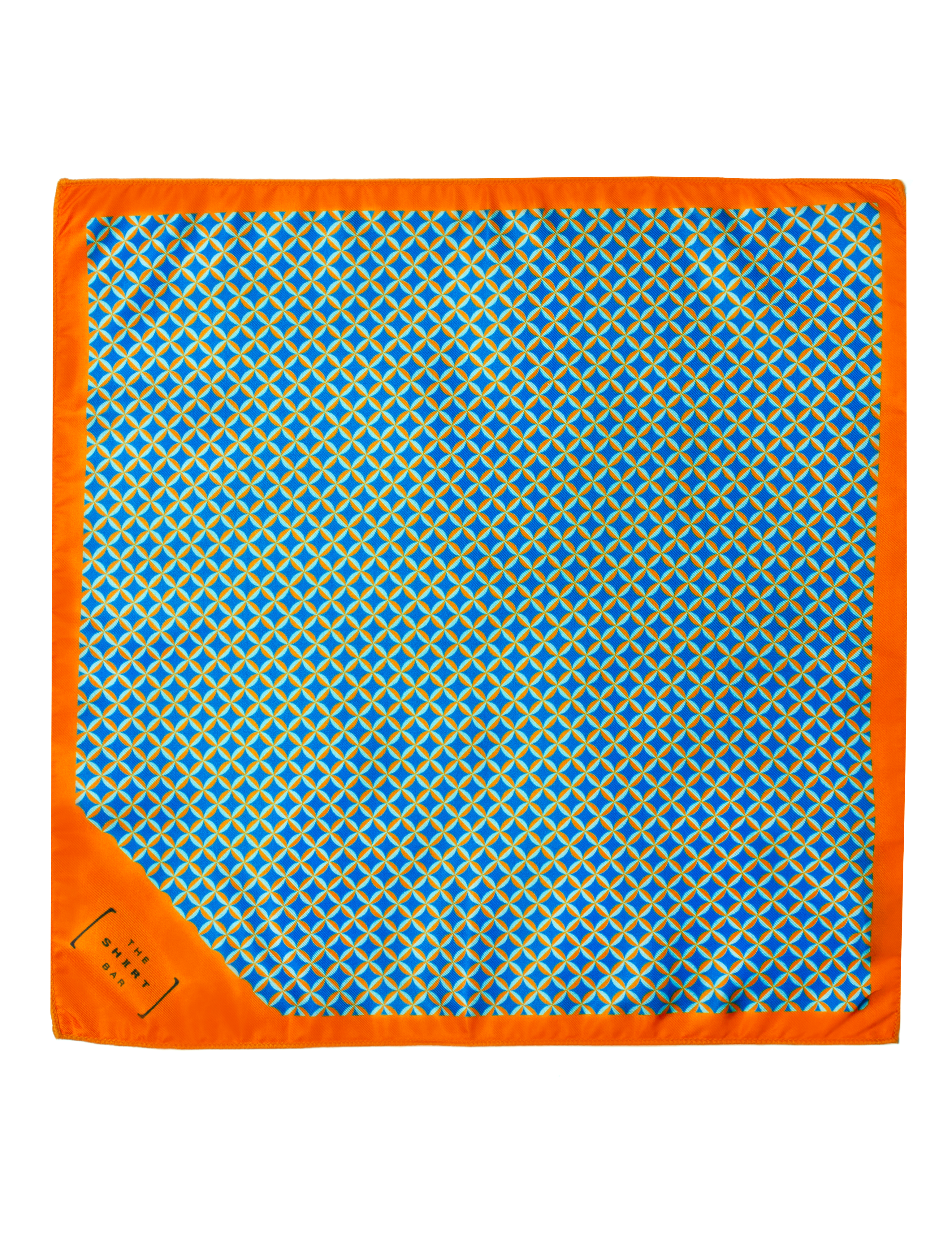Orange Print Pocket Square — The Shirt Bar
