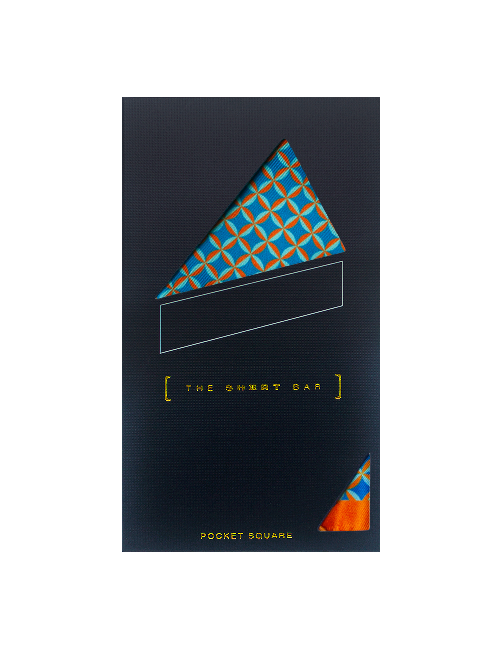 Orange Print Pocket Square — The Shirt Bar