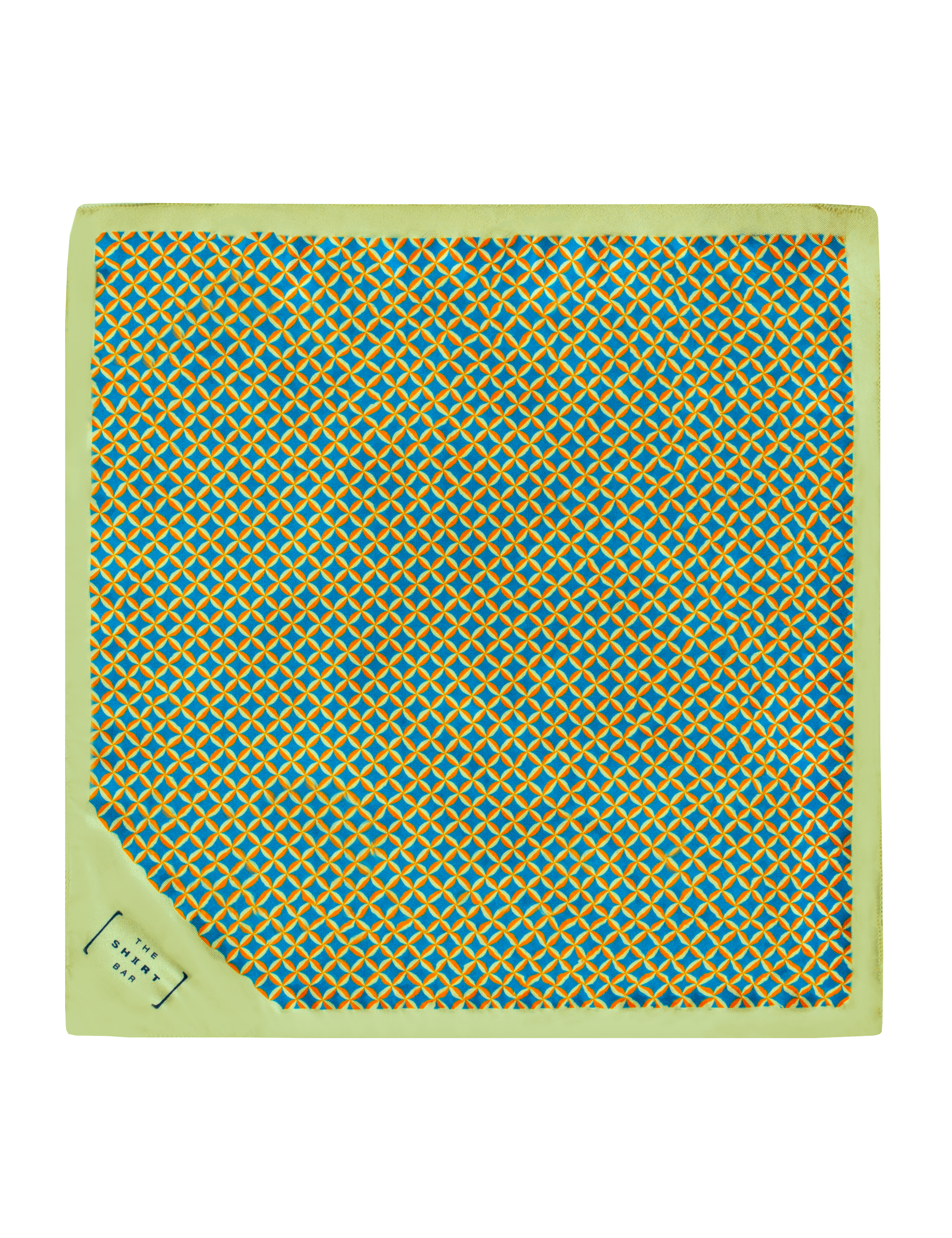 Beige Print Pocket Square — The Shirt Bar