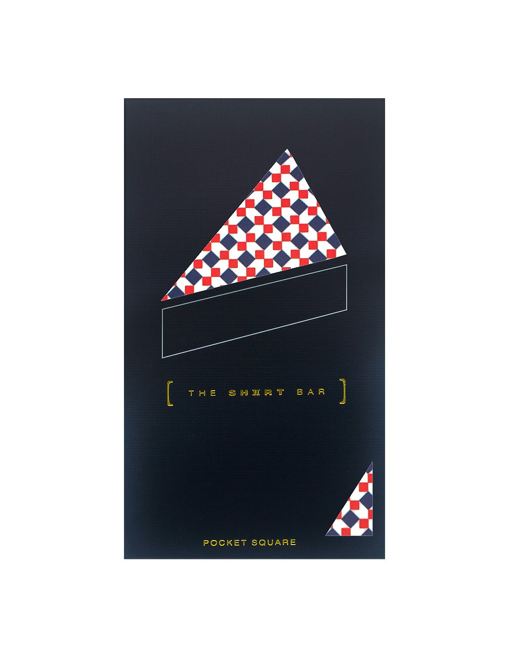 Geometric Print Woven Pocket Square