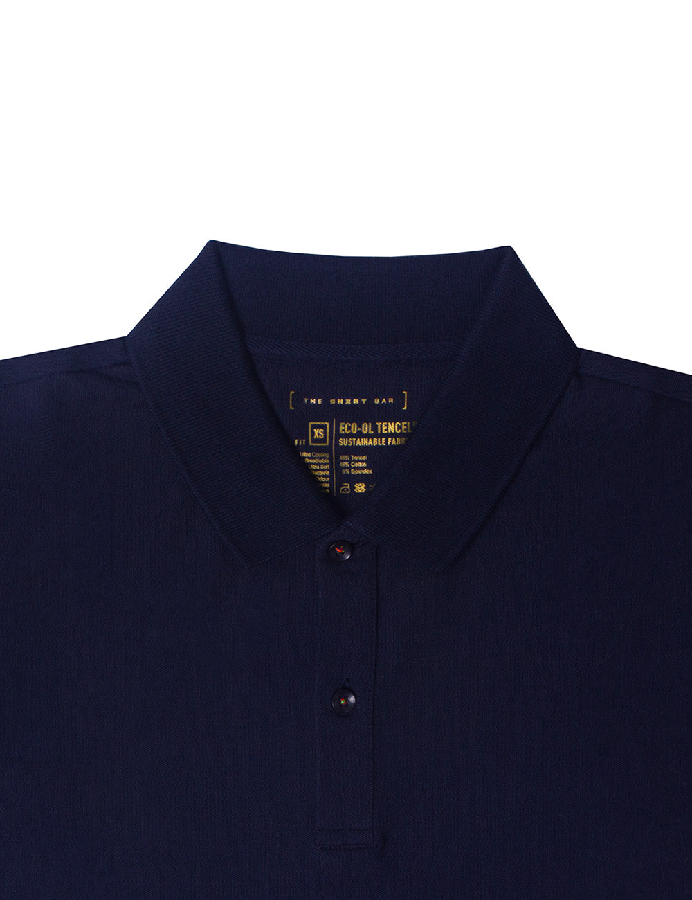 Tencel Stretch Slim Fit Polo T-Shirt